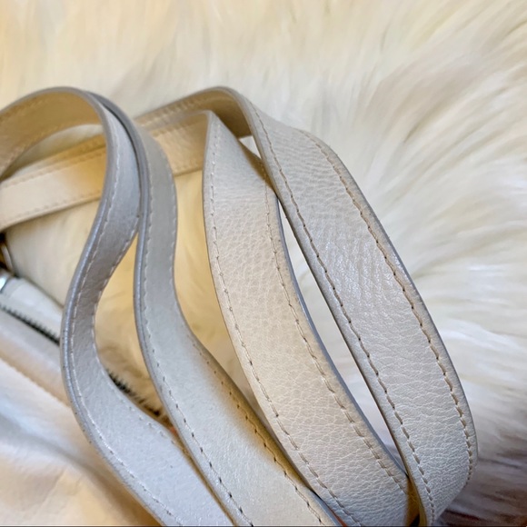 Tentazione Due White Leather Satchel - Picture 8 of 8